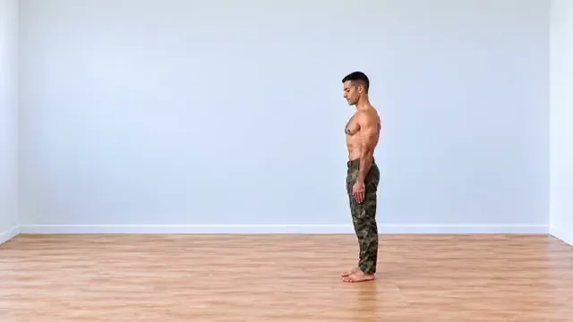 Caminhada com as mãos e flexão